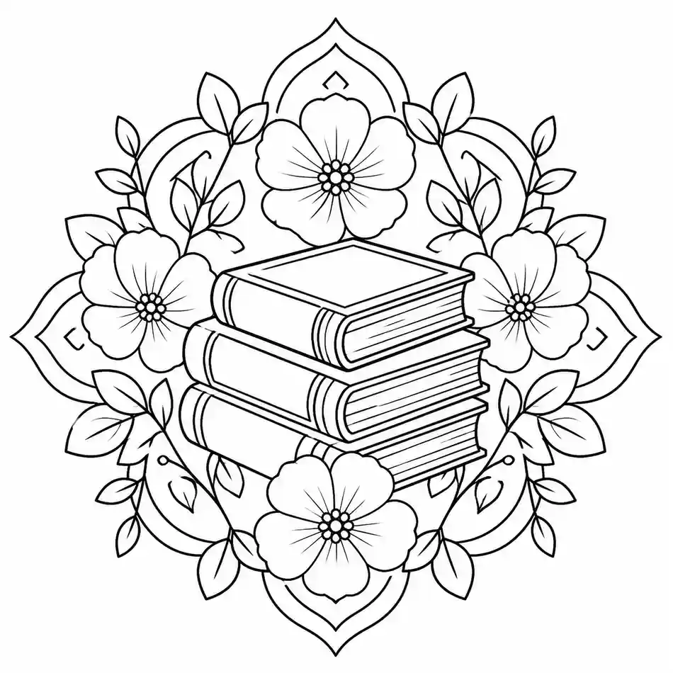 Mandalas de objetos y hogar para imprimir